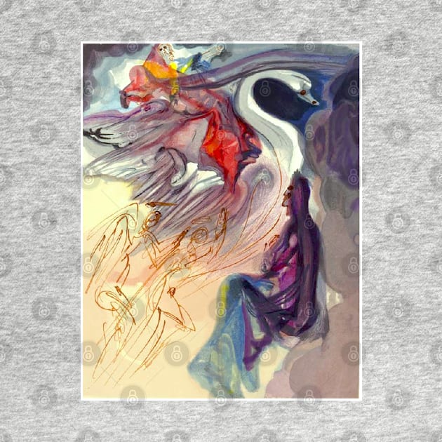 Language of the Birds Fantasy Abstract Dali Print by posterbobs